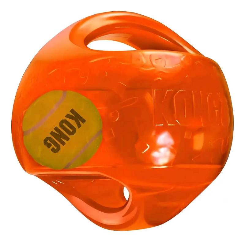 PELOTA INTERACTIVA PARA PERROS TAMAÑO GRANDE CON SONIDO Y TEXTURA RESISTENTE - 2