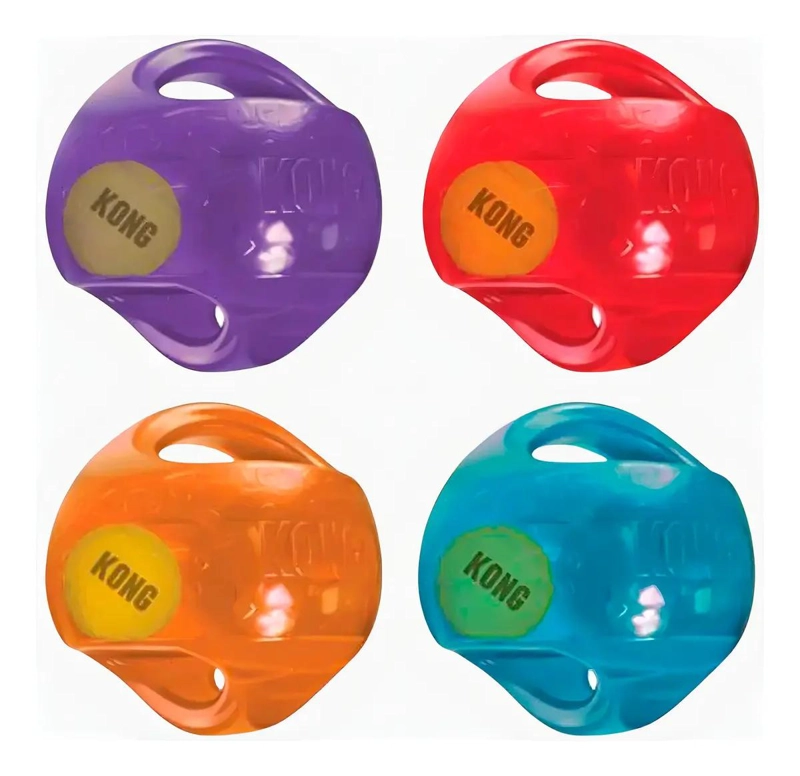 PELOTA INTERACTIVA PARA PERROS TAMAÑO GRANDE CON SONIDO Y TEXTURA RESISTENTE - 3