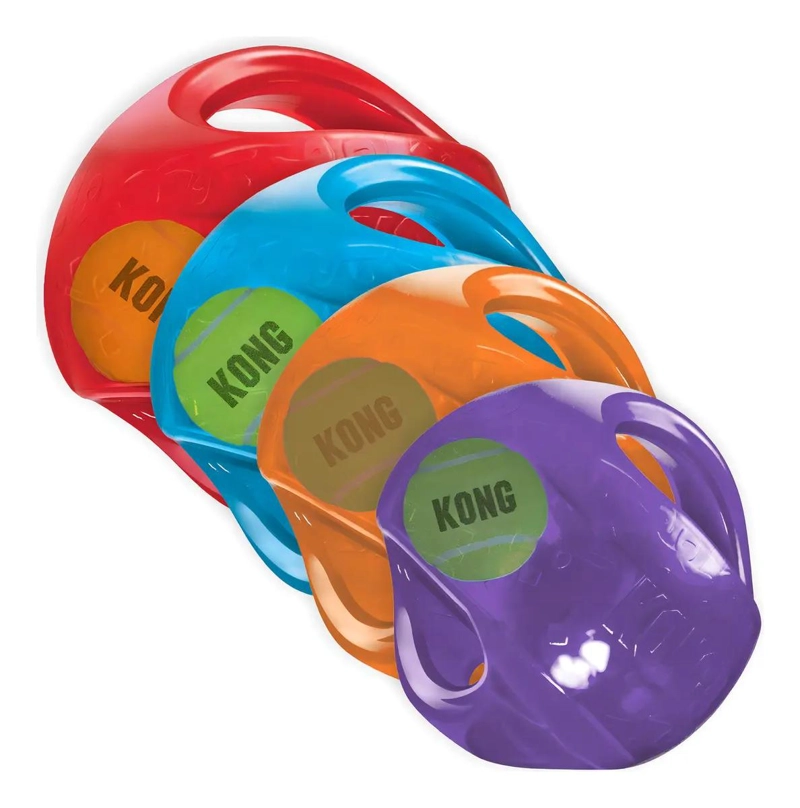 PELOTA INTERACTIVA PARA PERROS TAMAÑO GRANDE CON SONIDO Y TEXTURA RESISTENTE - 4