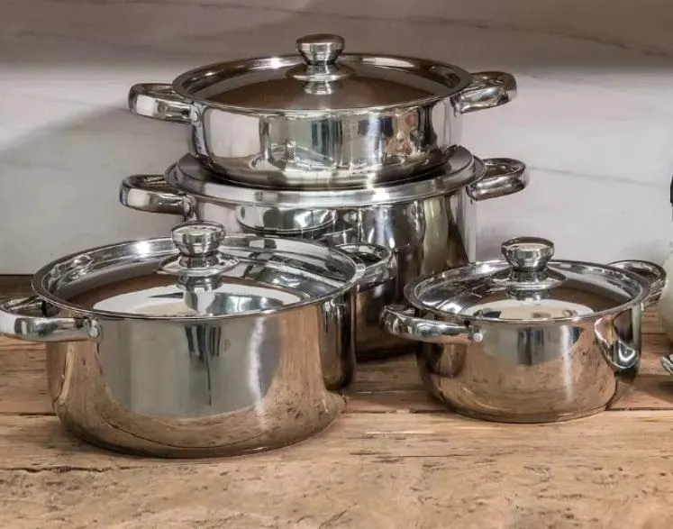 JUEGO DE COCINA 8 PIEZAS ACERO INOXIDABLE CON MANGOS ERGONOMICOS - 4
