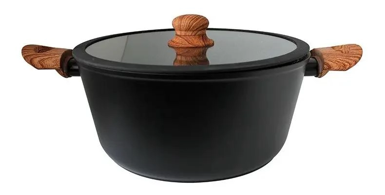 BATERIA DE COCINA CON OLLAS ANTIADHERENTES DE GRANITO FUNDIDO - 4
