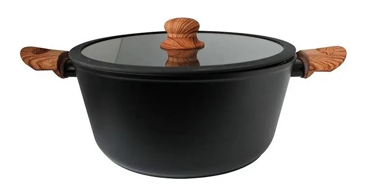 BATERIA DE COCINA CON OLLAS ANTIADHERENTES DE GRANITO FUNDIDO - 5