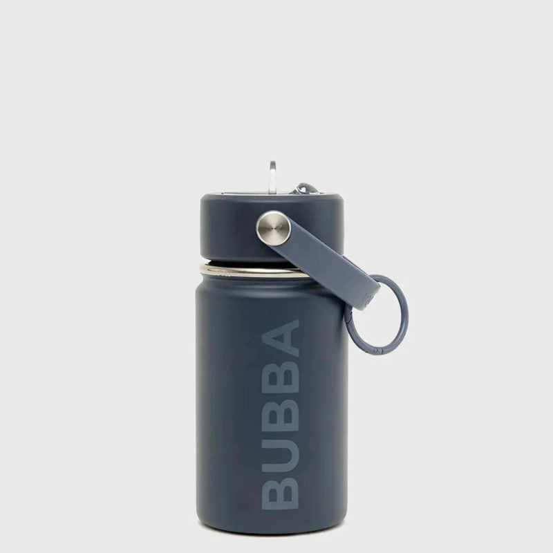 BOTELLA PARA AGUA COLOR AZUL CON DISEÑO ERGONOMICO Y TAPA SEGURA - 1