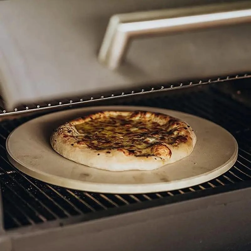 PIEDRA REDONDA PARA PIZZA DE 35.6 CM PARA HORNO - 2
