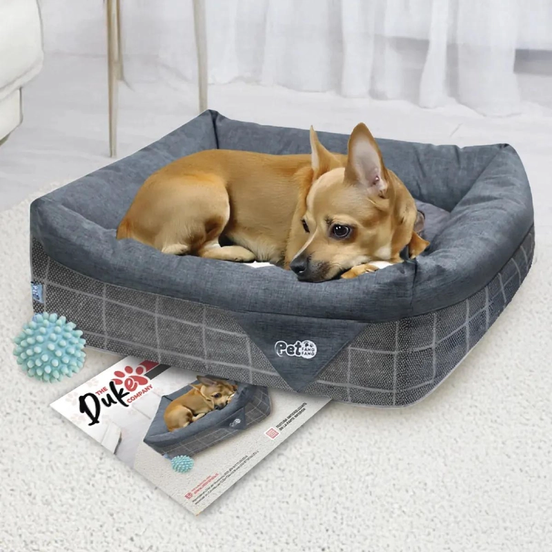 CAMA PARA PERRO TAMAÑO PEQUEÑO CON DISEÑO COMODO Y RESISTENTE - 1