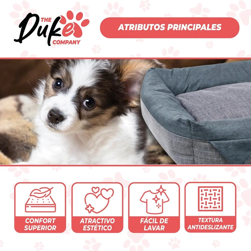 CAMA PARA PERRO TAMAÑO PEQUEÑO CON DISEÑO COMODO Y RESISTENTE - 3