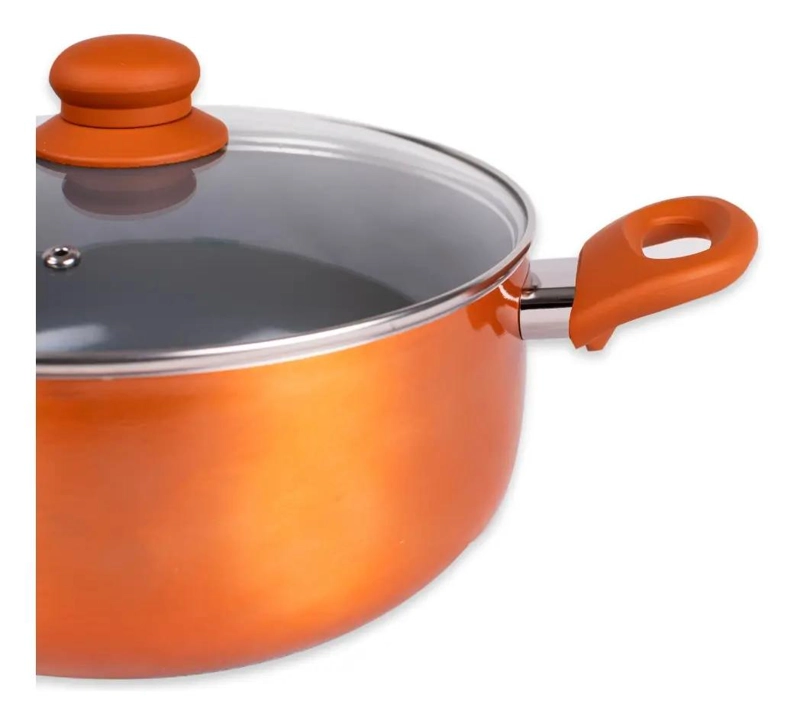 JUEGO DE COCINA MONTECARLO 7 PIEZAS ALUMINIO CON RECUBRIMIENTO ANTIADHESIVO - 5