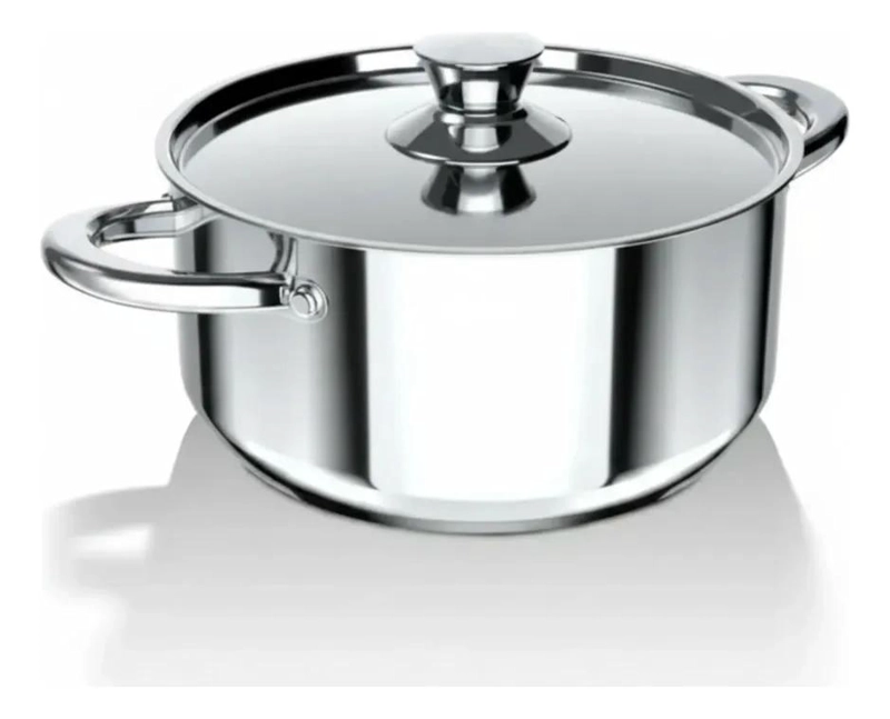 OLLA CACEROLA ACERO INOXIDABLE 24 CM CAPACIDAD 5.7 LITROS PARA INDUCCION - 4