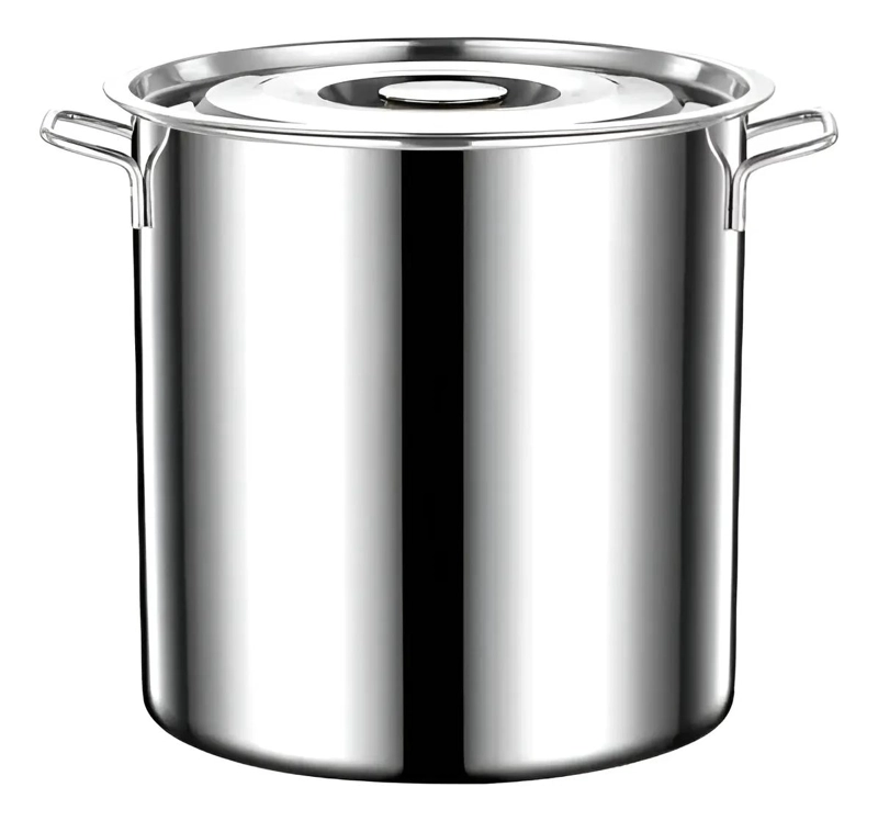 OLLA DE ACERO INOXIDABLE 12 LITROS PARA COCINA PROFESIONAL - 3