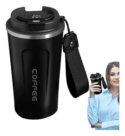 TERMO PARA BEBIDAS CALIENTES CON CAPACIDAD DE 380 ML Y DISEÑO COMPACTO - 1