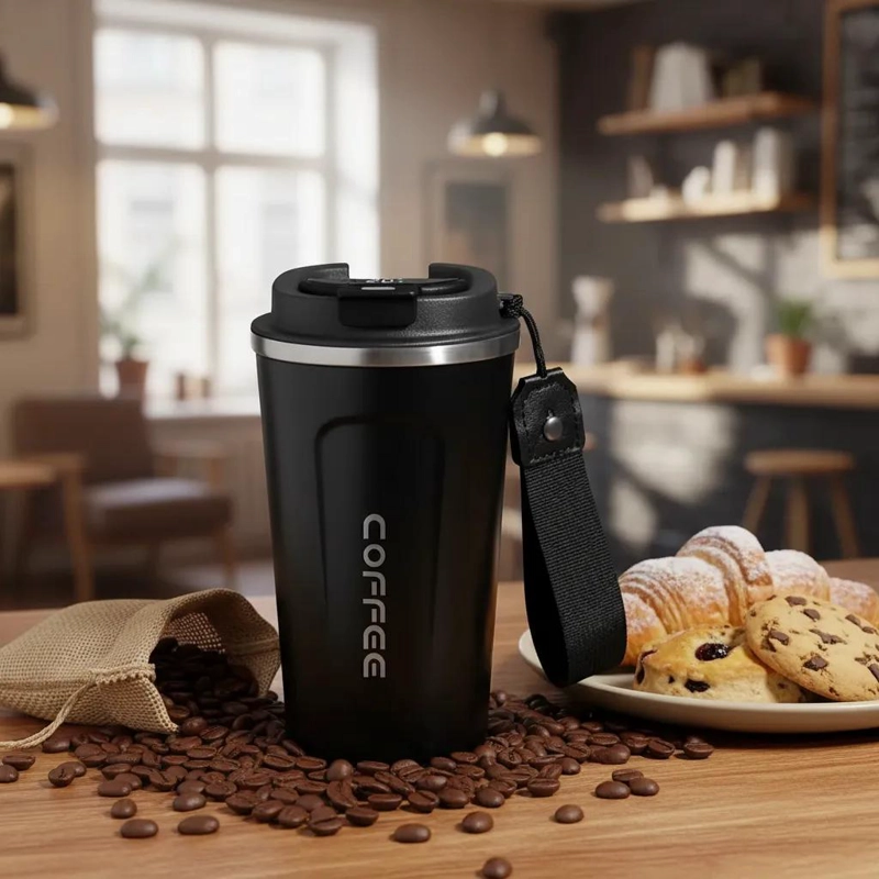 TERMO PARA BEBIDAS CALIENTES CON CAPACIDAD DE 380 ML Y DISEÑO COMPACTO - 5