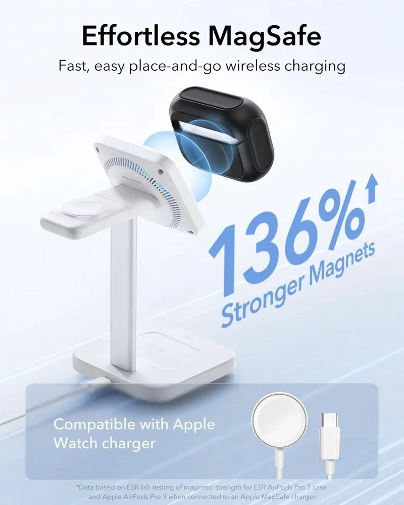 CARCASA PROTECTORA HIBRIDA NEGRA PARA AIRPODS PRO 3 CON DISEÑO ORBIT - 5