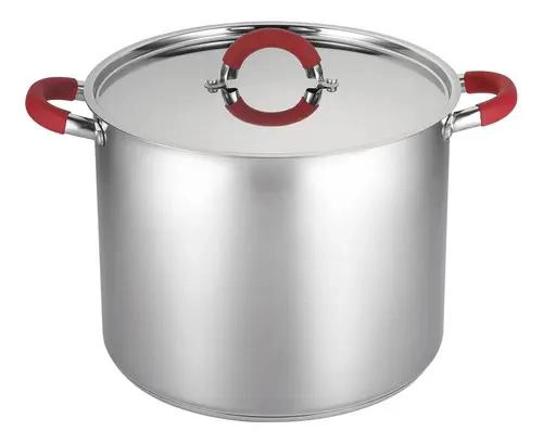 OLLA DE ACERO INOXIDABLE PARA COCINA CON CAPACIDAD DE 20 LITROS - 1