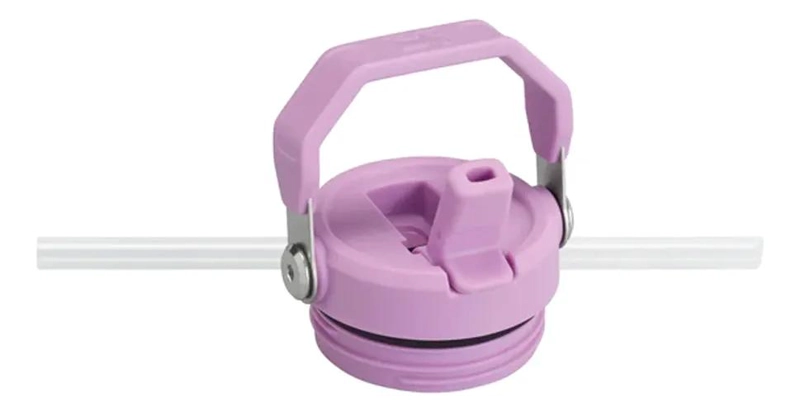 BOTELLA TE RMICA CON PAJILLA FLIP STRAW AEROLIGHT CAPACIDAD 710 ML COLOR LILA - 1