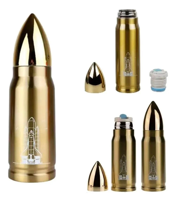 TERMO DE ACERO INOXIDABLE CON CAPACIDAD DE 450 ML PARA CAMPING - 3