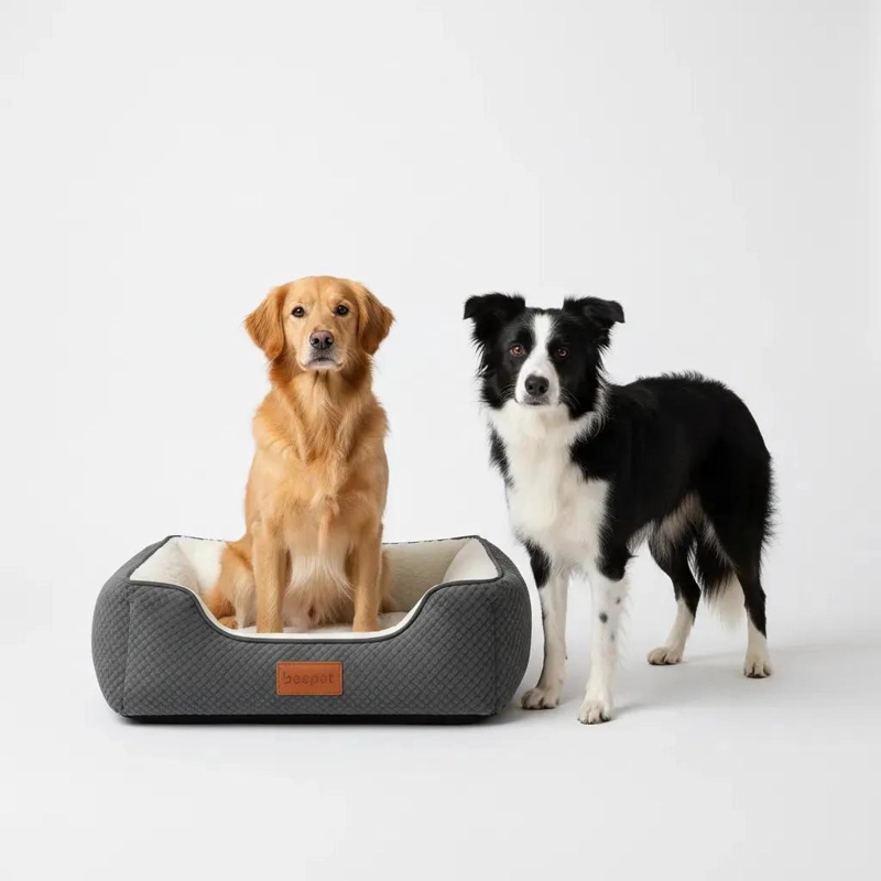 CAMA ORTOPE DICA PARA MASCOTAS TAMAÑO MEDIANO COLOR GRIS - 2