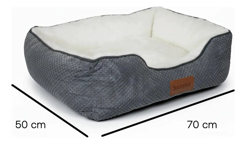 CAMA ORTOPE DICA PARA MASCOTAS TAMAÑO MEDIANO COLOR GRIS - 5