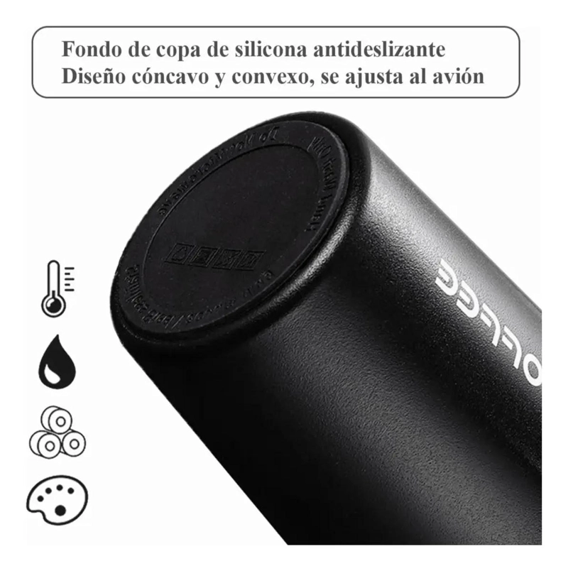 TAZA TE RMICA PORTATIL DE ACERO INOXIDABLE PARA CAFE  Y BEBIDAS CALIENTES - 4
