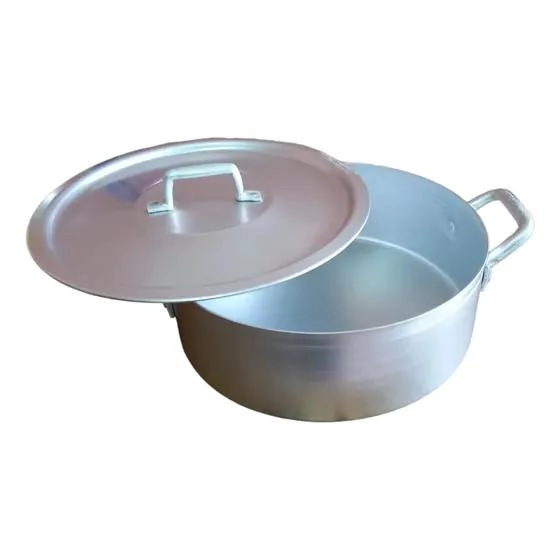 OLLA ARROCERA DE ALUMINIO CON CAPACIDAD AMPLIA Y DISEÑO FUNCIONAL - 2