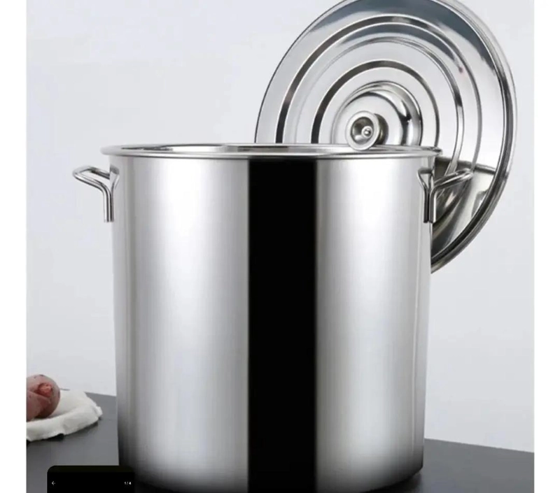 OLLA SOPERA GRANDE DE ACERO INOXIDABLE CON CAPACIDAD DE 50 LITROS - 2