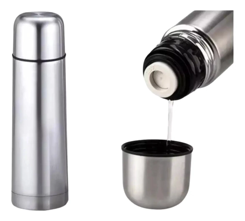 TERMO METALICO PARA AGUA CALIENTE CON CAPACIDAD DE 1000 ML - 4