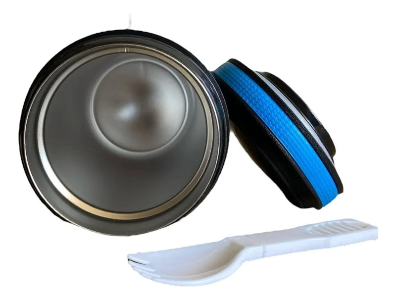 TERMO PARA COMIDA ESCOLAR CAPACIDAD 600ML CON TENEDOR INCLUIDO - 1