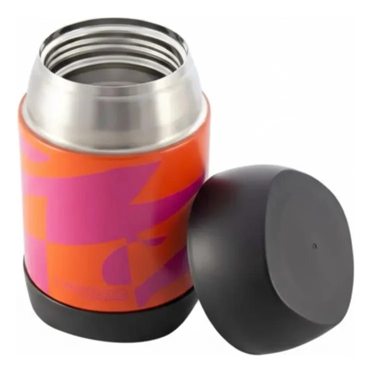 TERMO PARA COMIDA 500 ML DE ACERO INOXIDABLE COLOR NARANJA - 3