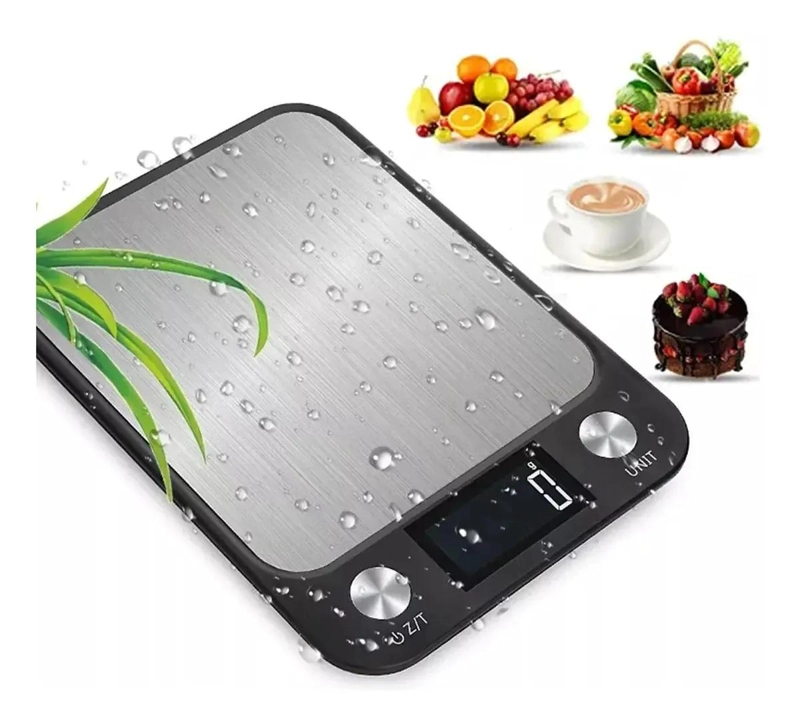 BALANZA DIGITAL PARA COCINA CON CAPACIDAD DE 10 KG Y ALTA PRECISION - 1