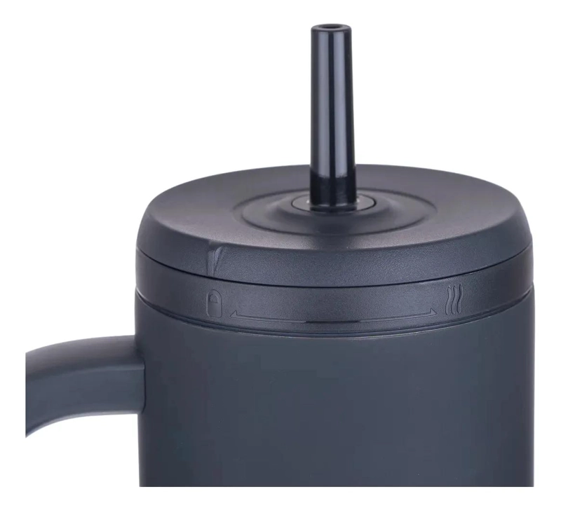 VASO TE RMICO NEGRO CON CAPACIDAD DE 1180 ML PARA BEBIDAS - 1