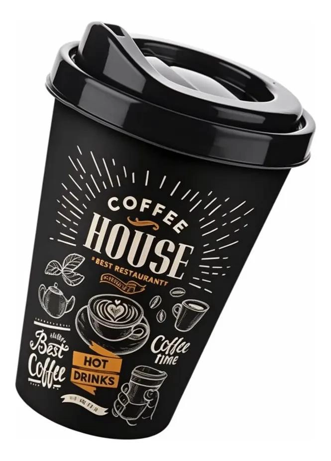 SET DE 3 VASOS TE RMICOS PARA CAFE  O TE  DE 400 ML CADA UNO - 2
