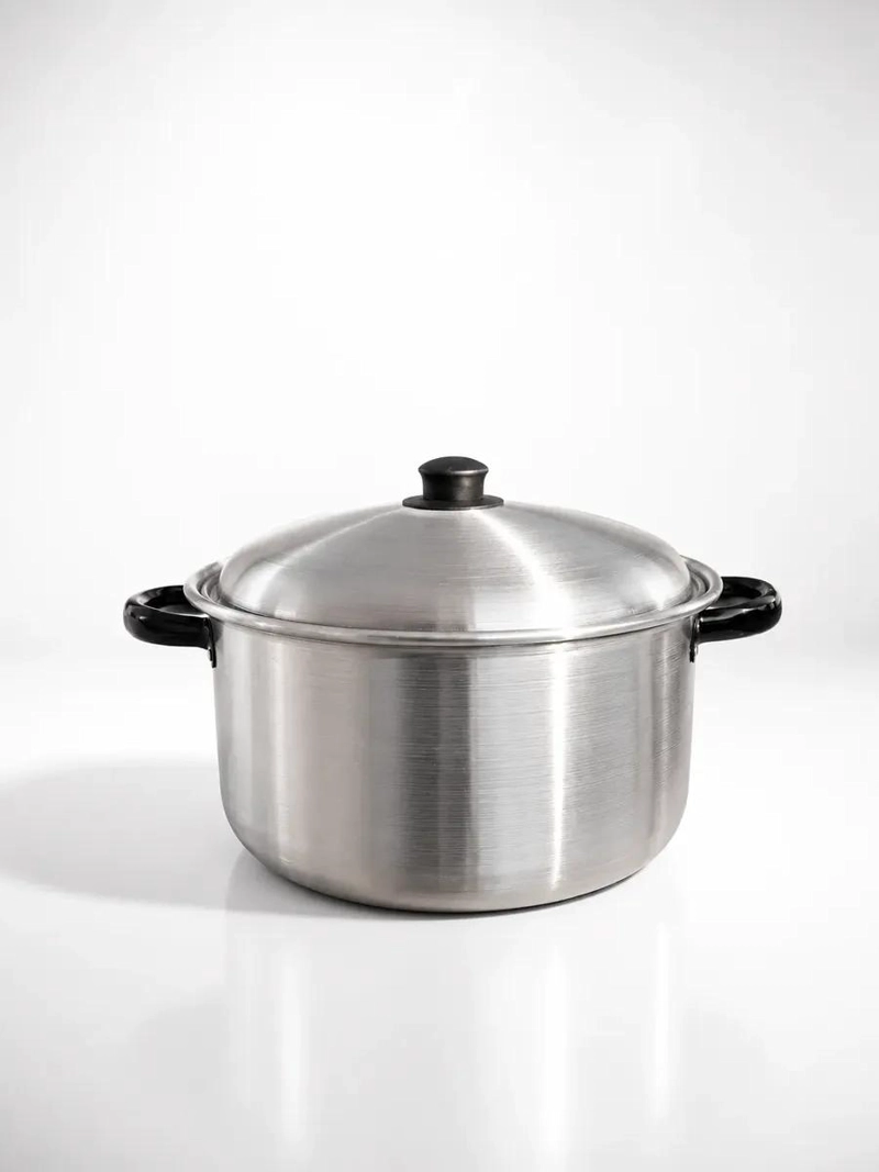 OLLA DE ALUMINIO CON CAPACIDAD DE 6.4 LITROS PARA COCINA - 2