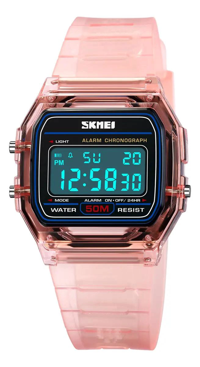 RELOJ DIGITAL RETRO UNISEX CON CRONOMETRO Y DISEÑO VINTAGE - 1