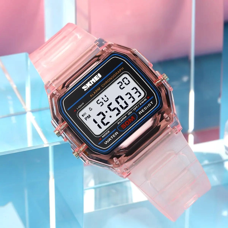 RELOJ DIGITAL RETRO UNISEX CON CRONOMETRO Y DISEÑO VINTAGE - 2