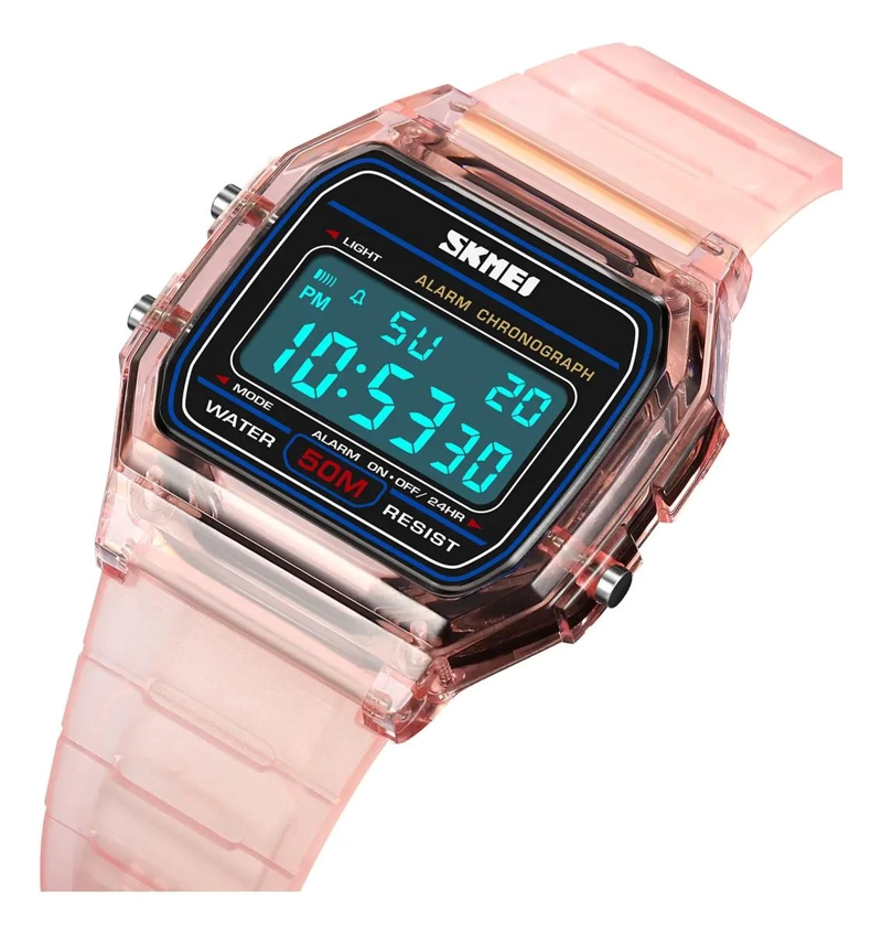 RELOJ DIGITAL RETRO UNISEX CON CRONOMETRO Y DISEÑO VINTAGE - 3