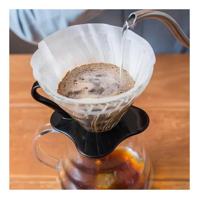 TAMIZ NEGRO PARA CAFE  HARIO V60 01 CON DISEÑO ERGONOMICO - 3