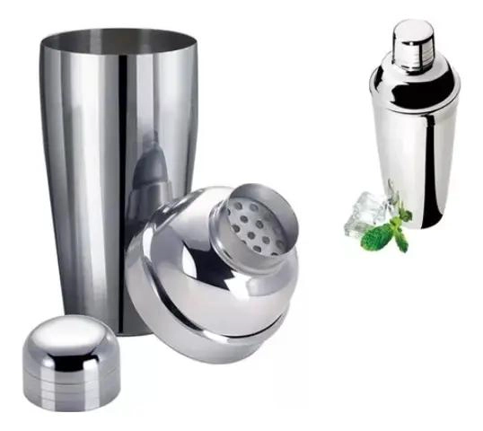 COCTELERA DE ACERO INOXIDABLE PARA PREPARAR TRAGOS DE 500 CC - 2