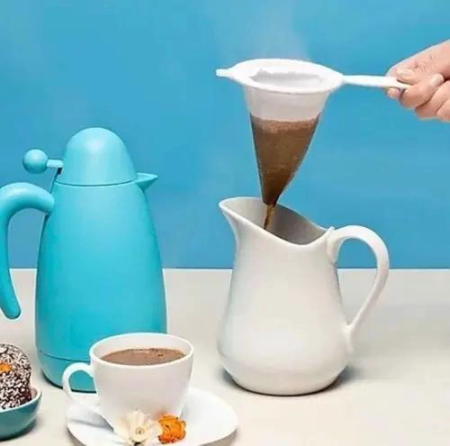 COLADOR DE TELA REUTILIZABLE PARA CAFE  EN GRANO MOLIDO PACK DE 3 UNIDADES - 2