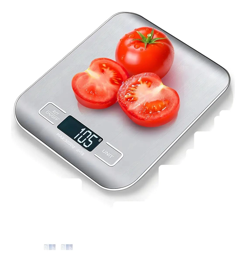 BALANZA DIGITAL PARA COCINA CON CAPACIDAD DE 5 KG Y PANTALLA LCD - 4