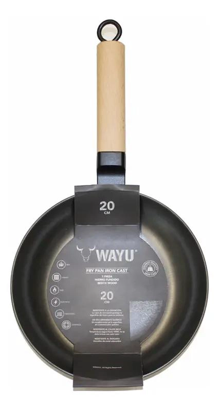SARTE N ANTIADHERENTE DE HIERRO FUNDIDO PARA USO DIARIO EN COCINA - 1