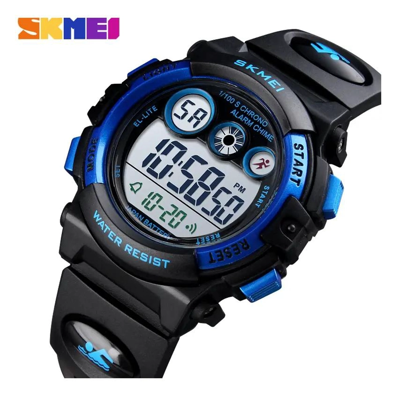 RELOJ DIGITAL PARA NIÑOS CON ALARMA Y CRONOMETRO COLORIDO - 5