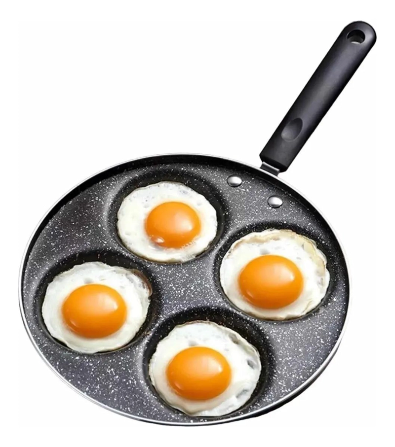 SARTE N ANTIADHERENTE PARA COCINAR HUEVOS Y PANCAKES CON 4 AGUJEROS - 1