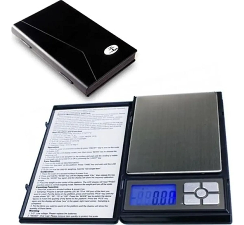 BALANZA PORTATIL PARA PESAR CON PRECISION DE 0.01 A 500 GRAMOS - 1