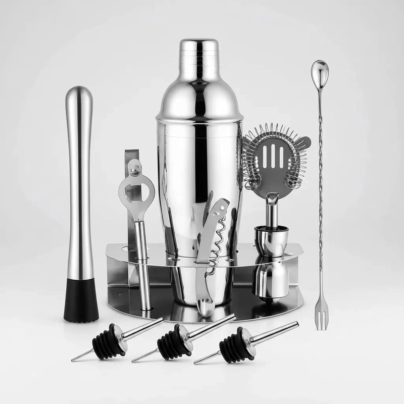 KIT COMPLETO PARA COCTELERIA CON ACCESORIOS ESENCIALES PARA BAR - 5
