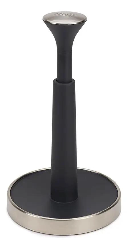 PORTA ROLLO DE PAPEL PARA COCINA CON SISTEMA PUSH TEAR COLOR GRIS - 1