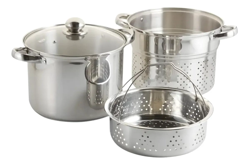 JUEGO DE UTENSILIOS PARA COCCION DE PASTAS Y VERDURAS 4 PIEZAS - 2