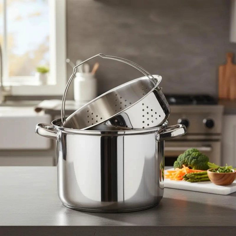 JUEGO DE UTENSILIOS PARA COCCION DE PASTAS Y VERDURAS 4 PIEZAS - 4