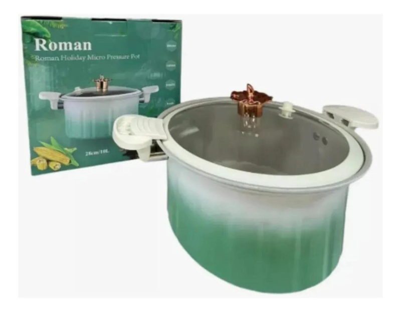 OLLA DE PRESION MICRO 10 LITROS CON REVESTIMIENTO ANTIADHERENTE Y DIAMETRO DE 28 - 5