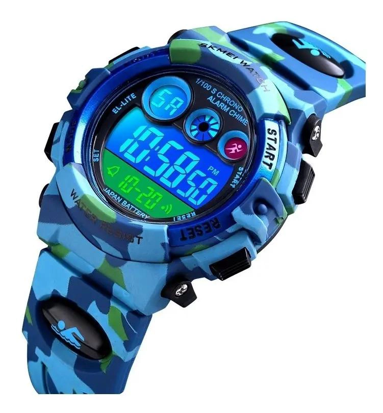 RELOJ DIGITAL CON CORREA DE POLIURETANO Y FUNCIONES MULTIPLES - 4