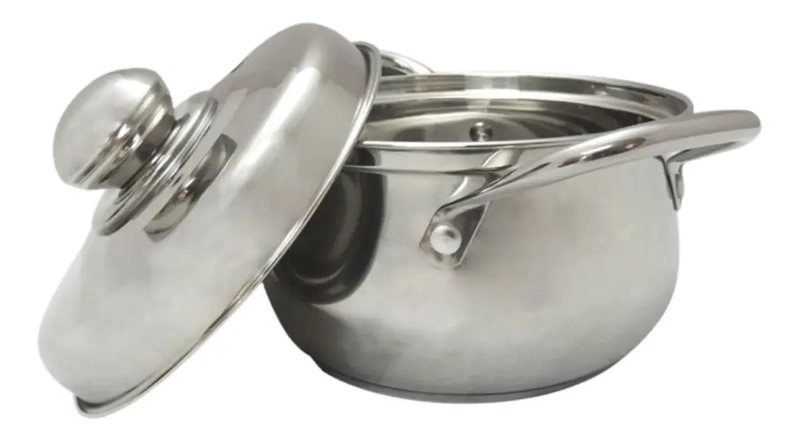 CACEROLA DE 22 CM CON CAPACIDAD DE 4 LITROS PARA COCINA - 1