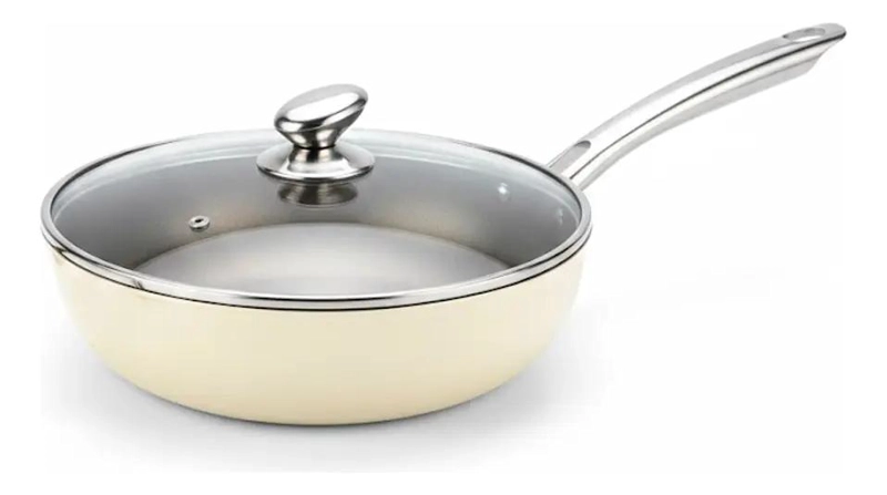 SARTE N ANTIADHERENTE DE 32 CM CON TAPA PARA COCINA - 1